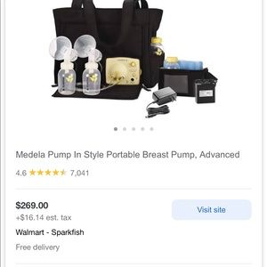 Never used Medela pump in style advanced